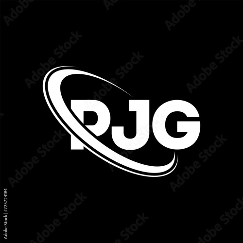 PJG logo. PJG letter. PJG letter logo design. Initials PJG logo linked with circle and uppercase monogram logo. PJG typography for technology, business and real estate brand.