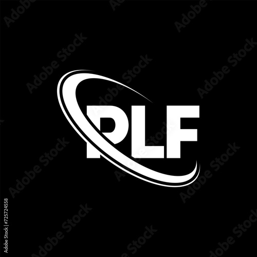 PLF logo. PLF letter. PLF letter logo design. Initials PLF logo linked with circle and uppercase monogram logo. PLF typography for technology, business and real estate brand.