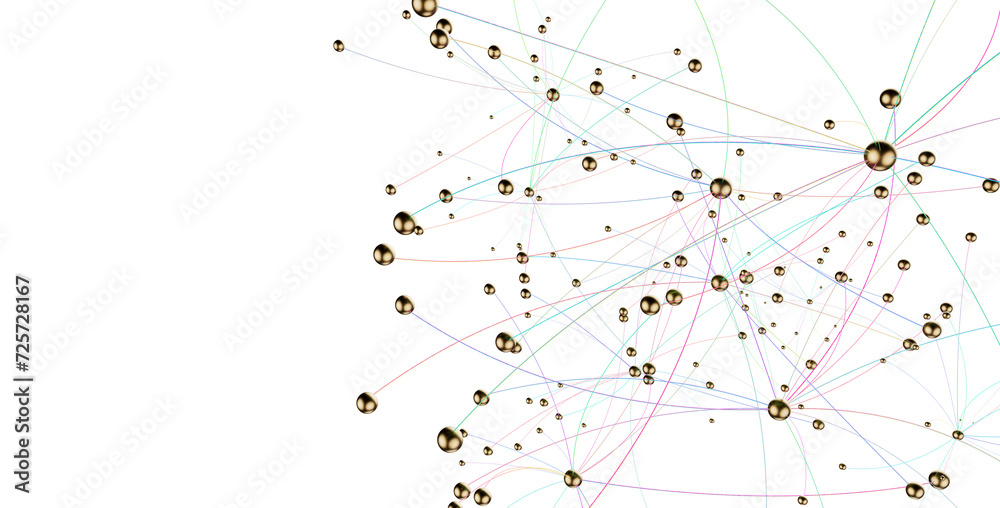 Falling cyber particles. Big data stream. 3d Falling cyber particles. Big data stream. 3d
