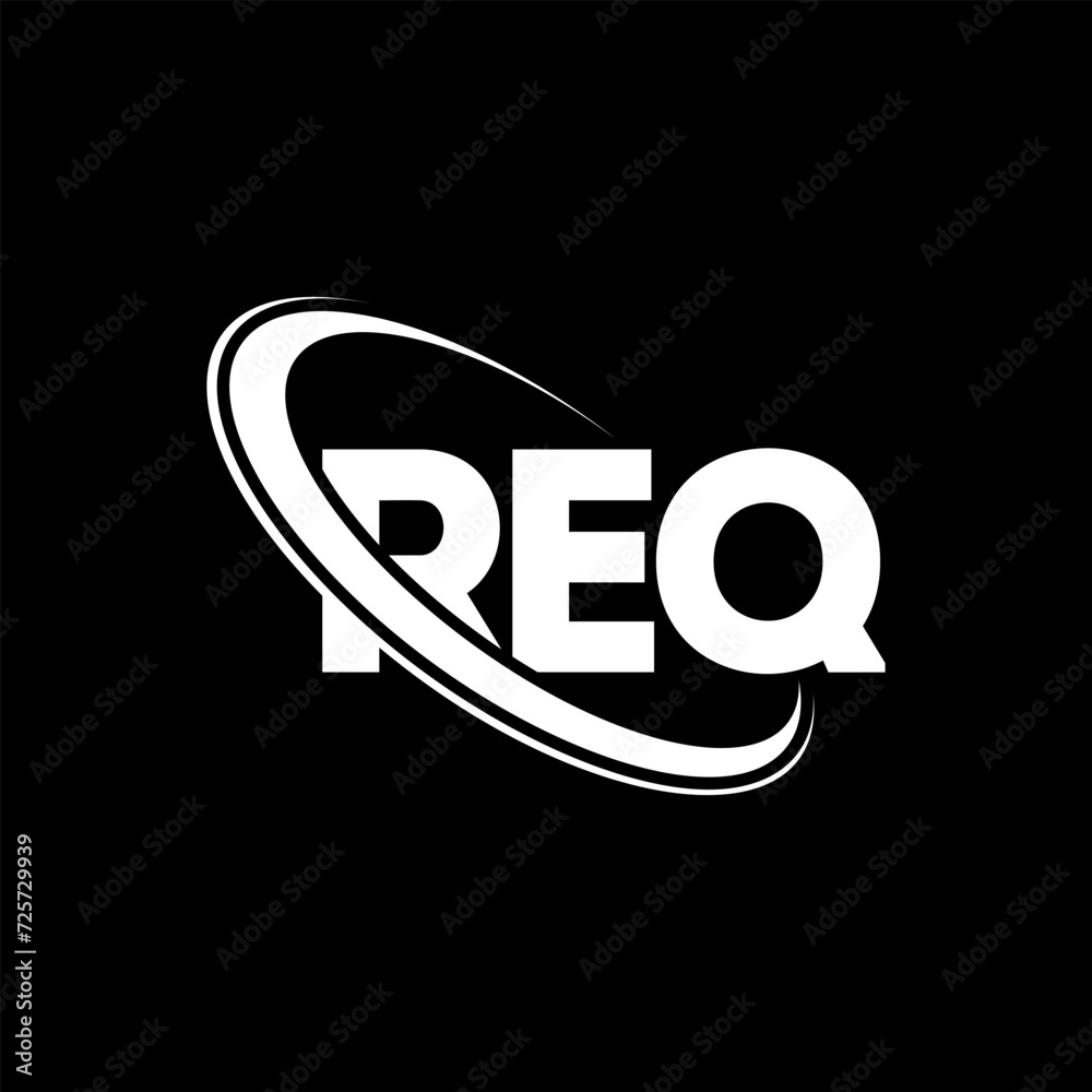 REQ logo. REQ letter. REQ letter logo design. Initials REQ logo linked with circle and uppercase monogram logo. REQ typography for technology, business and real estate brand. REQ logo. REQ letter. REQ letter logo design. Initials REQ logo linked with circle and uppercase monogram logo. REQ typography for technology, business and real estate brand.