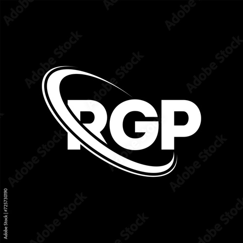 RGP logo. RGP letter. RGP letter logo design. Initials RGP logo linked with circle and uppercase monogram logo. RGP typography for technology, business and real estate brand. photo