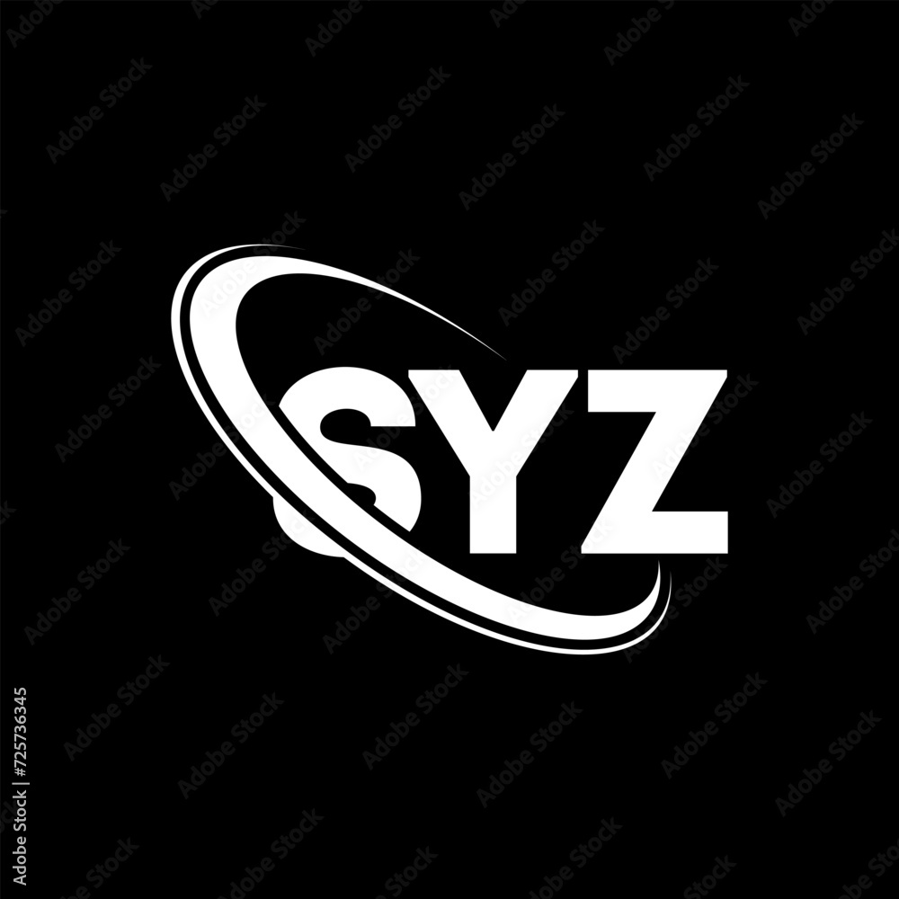 SYZ logo. SYZ letter. SYZ letter logo design. Initials SYZ logo linked with circle and uppercase monogram logo. SYZ typography for technology, business and real estate brand. SYZ logo. SYZ letter. SYZ letter logo design. Initials SYZ logo linked with circle and uppercase monogram logo. SYZ typography for technology, business and real estate brand.