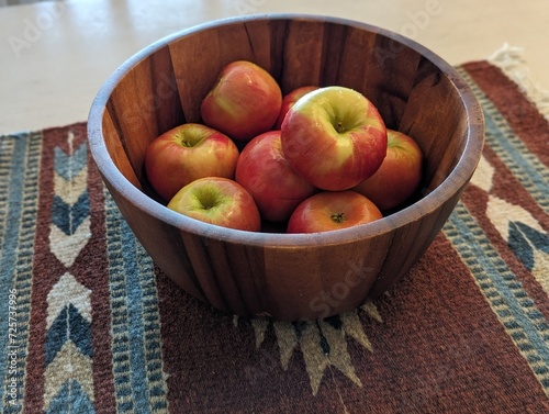 apples in a bowl
