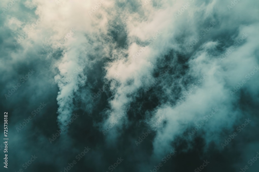Aerial view, smog, white fog, CO2, concept showing the problem of carbon dioxide and CO2 emissions, environmental problems. Aerial view, smog, white fog, CO2, concept showing the problem of carbon dioxide and CO2 emissions, environmental problems.