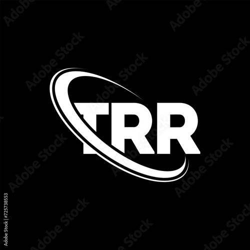 TRR logo. TRR letter. TRR letter logo design. Initials TRR logo linked with circle and uppercase monogram logo. TRR typography for technology, business and real estate brand.