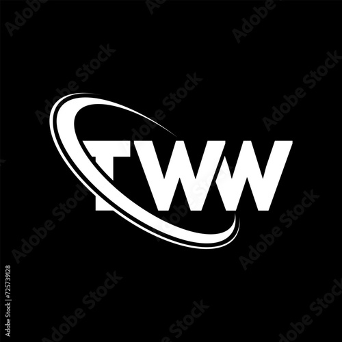 TWW logo. TWW letter. TWW letter logo design. Initials TWW logo linked with circle and uppercase monogram logo. TWW typography for technology, business and real estate brand.