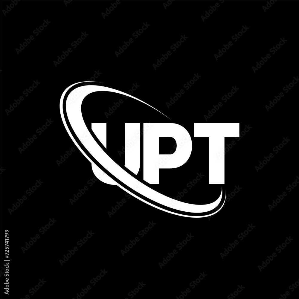 UPT logo. UPT letter. UPT letter logo design. Initials UPT logo linked with circle and uppercase monogram logo. UPT typography for technology, business and real estate brand. UPT logo. UPT letter. UPT letter logo design. Initials UPT logo linked with circle and uppercase monogram logo. UPT typography for technology, business and real estate brand.