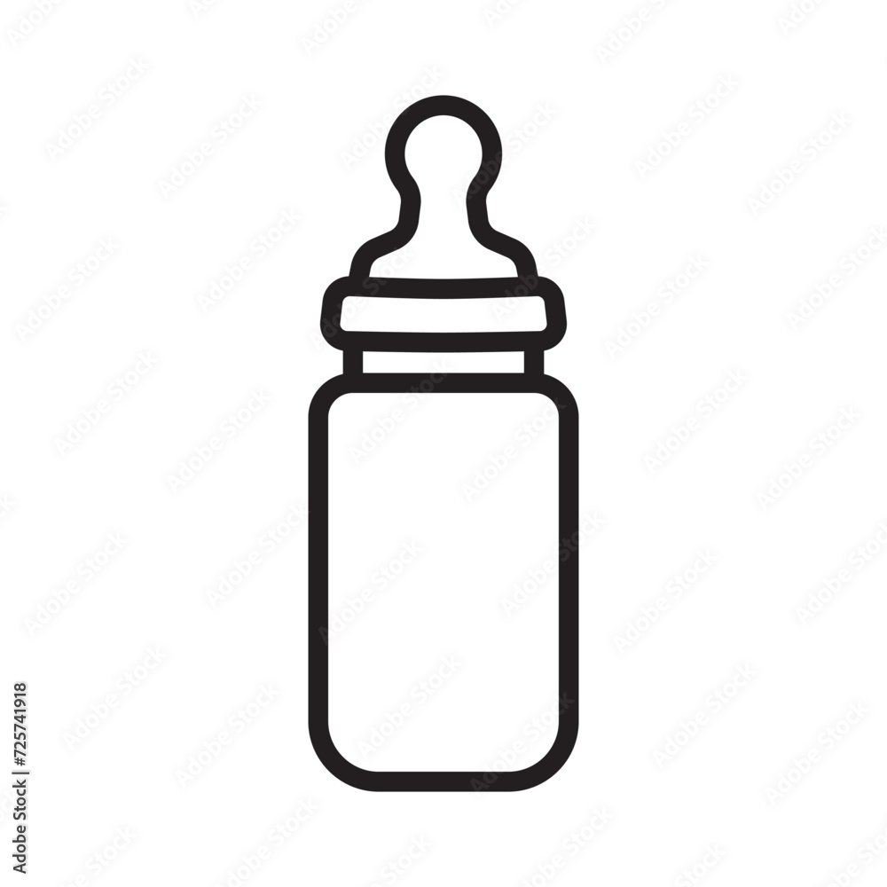 baby bottle icon design vector template baby bottle icon design vector template