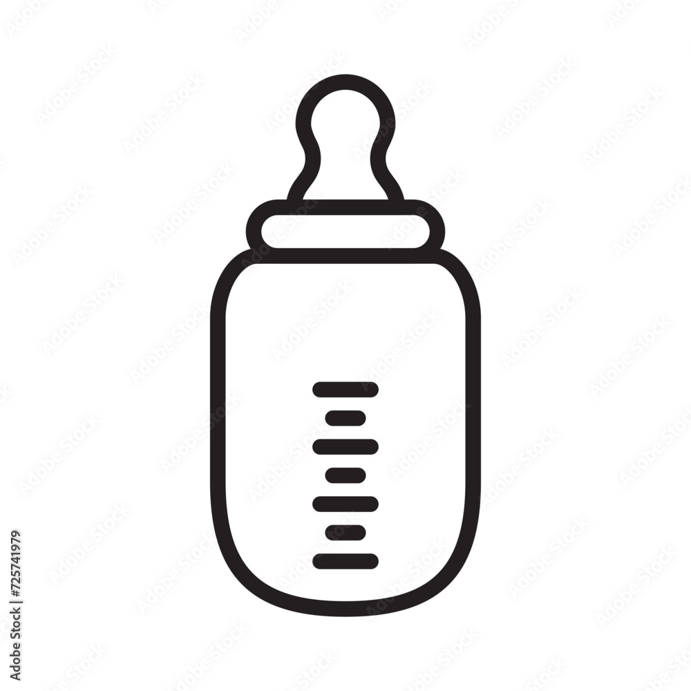 baby bottle icon design vector template baby bottle icon design vector template
