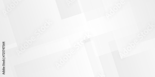 Modern abstract white curve square lines triangle technology backdrop. white light grey background. Space design concept. Decorative web layout poster, banner. White grey background vector design. © MdLothfor