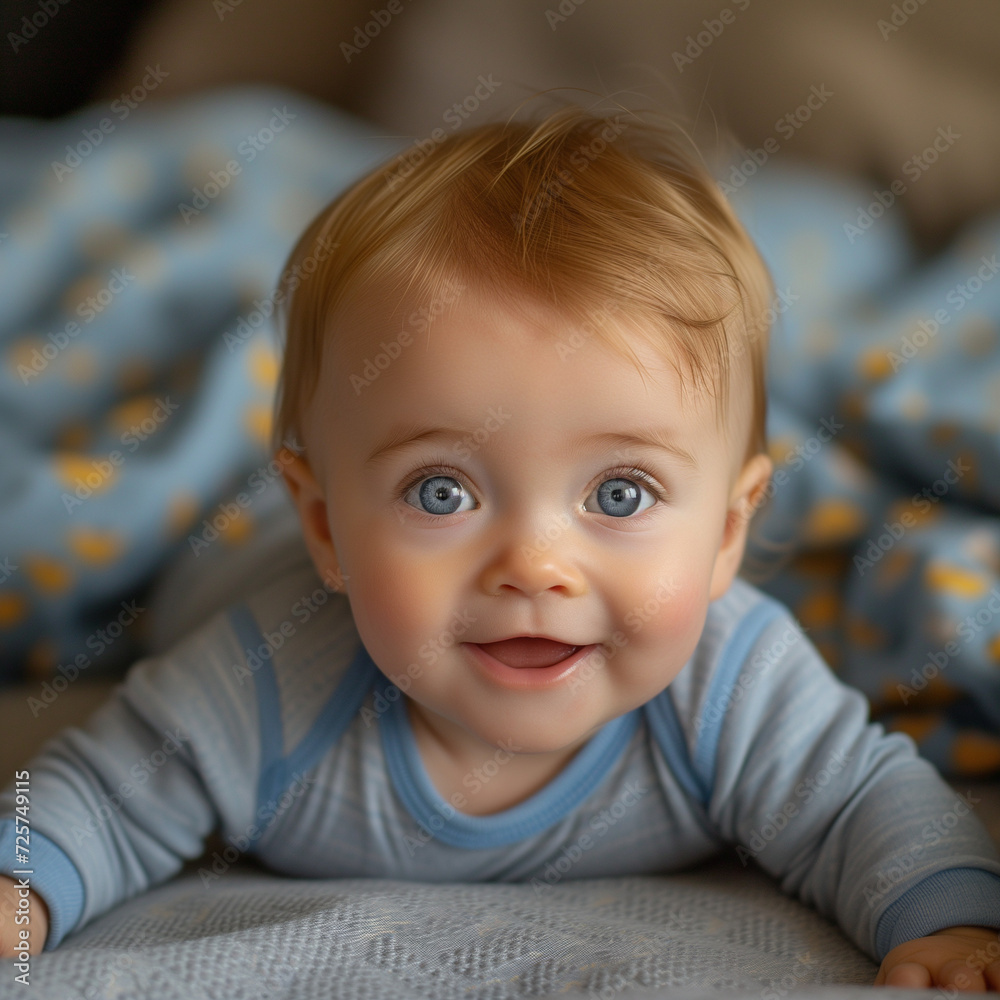 portrait of  cute child