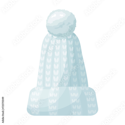 Winter children knitted hat