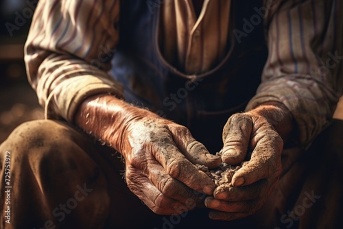 A detailed shot of a person's hands holding an object. Versatile for various uses