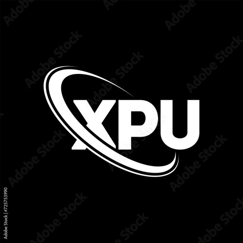 Free Download XPU logo. XPU letter. XPU letter logo design. Initials XPU logo linked with circle and uppercase monogram logo. XPU typography for technology, business and real estate brand. - GFXLoad