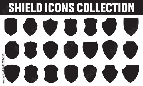 Shield icon set. Shields. Protect shield security vector. Shield security vector. Collection of security shield icons. Security s Hield symbols. Vector illustration eps 10