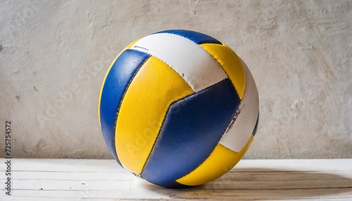 volleyball ball on white
