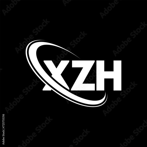 XZH logo. XZH letter. XZH letter logo design. Initials XZH logo linked with circle and uppercase monogram logo. XZH typography for technology, business and real estate brand.