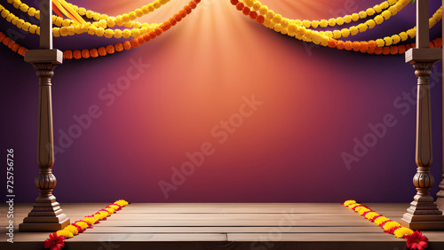 Indian festival Kerala on am background