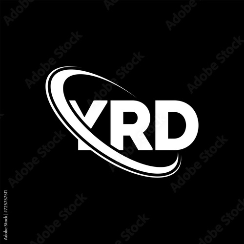 YRD logo. YRD letter. YRD letter logo design. Initials YRD logo linked with circle and uppercase monogram logo. YRD typography for technology, business and real estate brand.