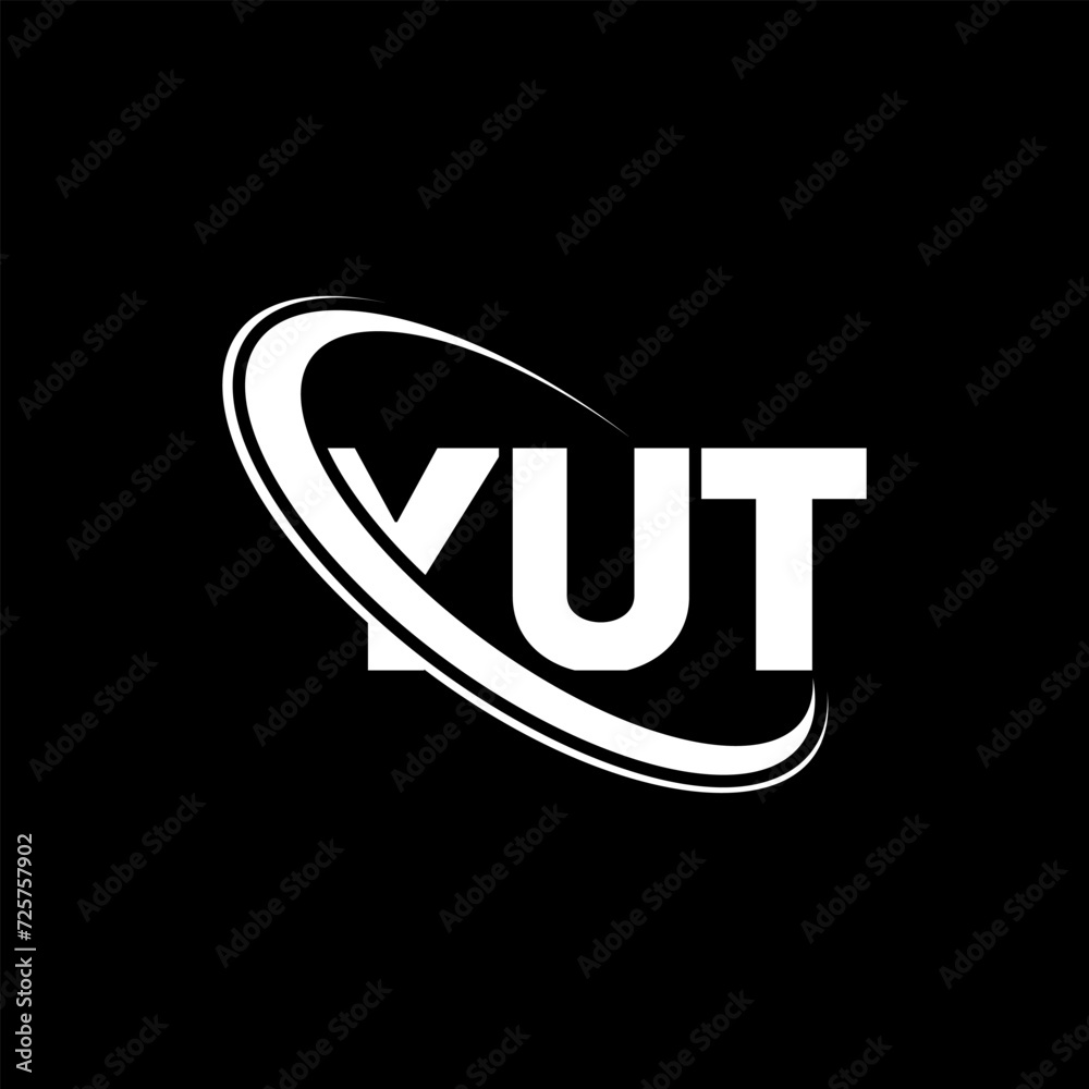 YUT logo. YUT letter. YUT letter logo design. Initials YUT logo linked with circle and uppercase monogram logo. YUT typography for technology, business and real estate brand. YUT logo. YUT letter. YUT letter logo design. Initials YUT logo linked with circle and uppercase monogram logo. YUT typography for technology, business and real estate brand.