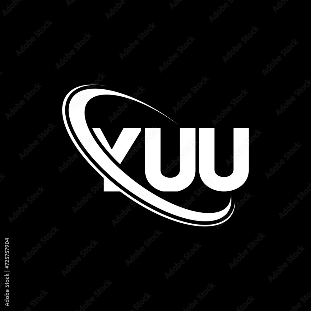 YUU logo. YUU letter. YUU letter logo design. Initials YUU logo linked with circle and uppercase monogram logo. YUU typography for technology, business and real estate brand. YUU logo. YUU letter. YUU letter logo design. Initials YUU logo linked with circle and uppercase monogram logo. YUU typography for technology, business and real estate brand.