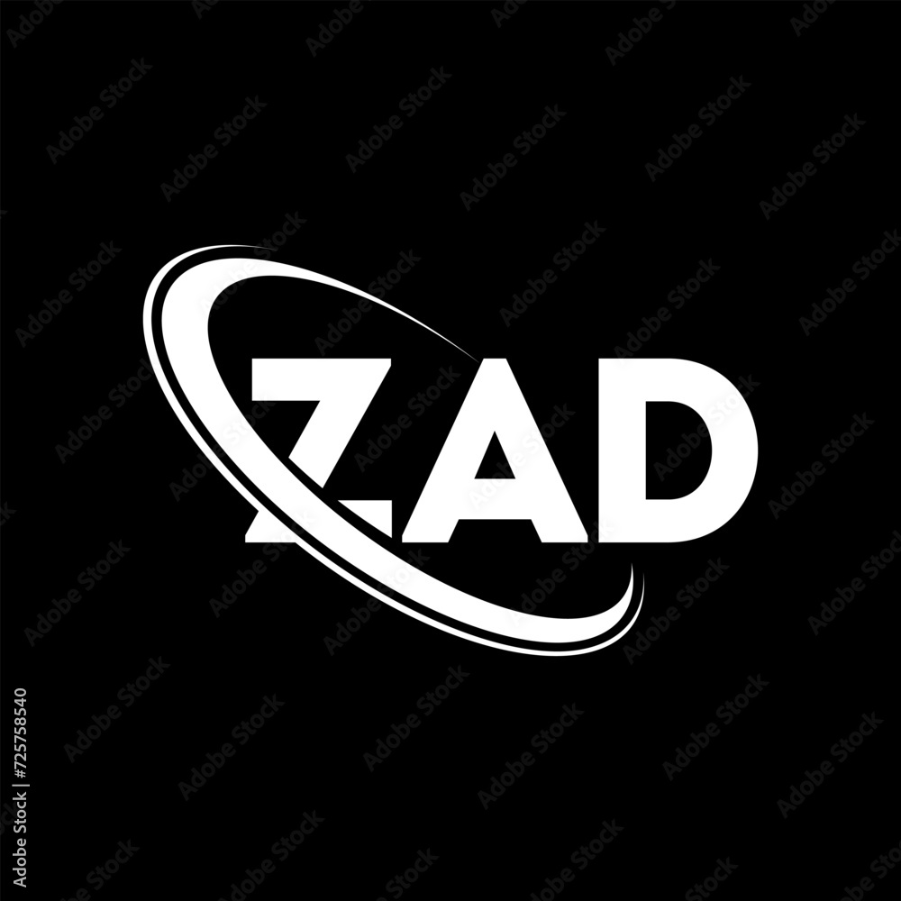 ZAD logo. ZAD letter. ZAD letter logo design. Intitials ZAD logo linked with circle and uppercase monogram logo. ZAD typography for technology, business and real estate brand. ZAD logo. ZAD letter. ZAD letter logo design. Intitials ZAD logo linked with circle and uppercase monogram logo. ZAD typography for technology, business and real estate brand.