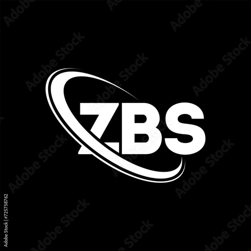 ZBS logo. ZBS letter. ZBS letter logo design. Intitials ZBS logo linked with circle and uppercase monogram logo. ZBS typography for technology, business and real estate brand. photo