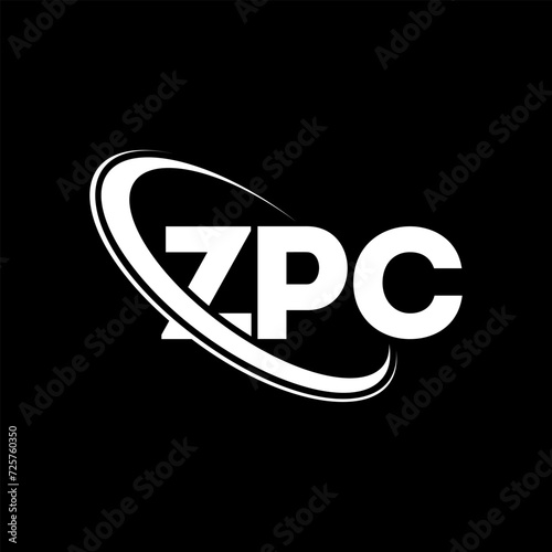 ZPC logo. ZPC letter. ZPC letter logo design. Initials ZPC logo linked with circle and uppercase monogram logo. ZPC typography for technology, business and real estate brand.