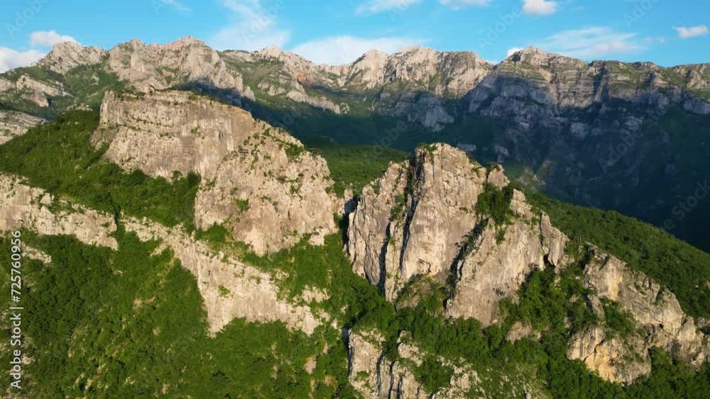 Aerial view of the beautiful nature of Bosnia and Herzegovina. Travel concept. Aerial view of the beautiful nature of Bosnia and Herzegovina. Travel concept.