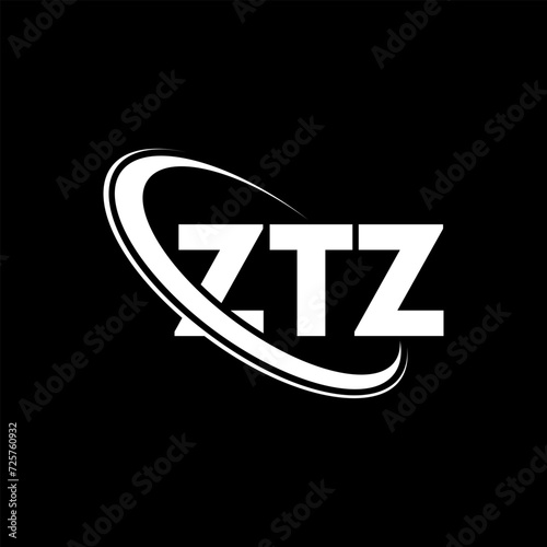 ZTZ logo. ZTZ letter. ZTZ letter logo design. Initials ZTZ logo linked with circle and uppercase monogram logo. ZTZ typography for technology, business and real estate brand.