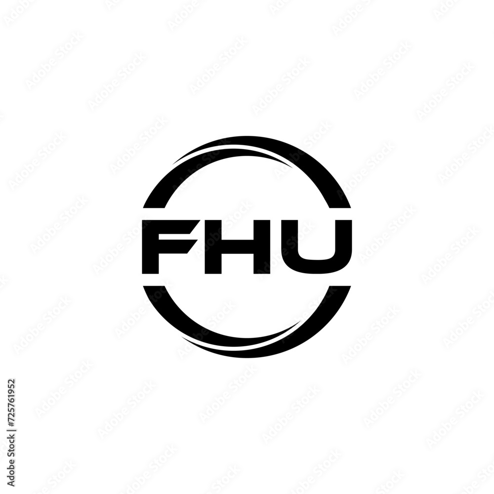 FHU letter logo design with white background in illustrator, cube logo, vector logo, modern alphabet font overlap style. calligraphy designs for logo, Poster, Invitation, etc. FHU letter logo design with white background in illustrator, cube logo, vector logo, modern alphabet font overlap style. calligraphy designs for logo, Poster, Invitation, etc.