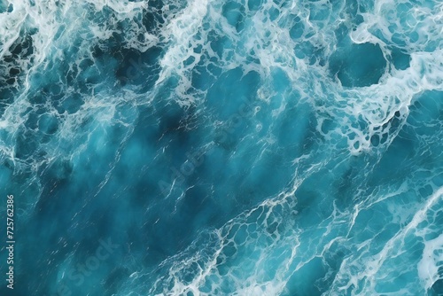Blue sea water texture, Abstract nature background