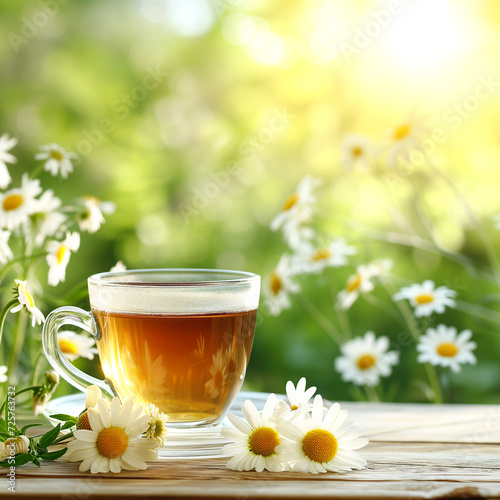 Chamomile Herbal Camomile Tea Drink Flowers Cup
