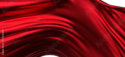 Smooth elegant red cloth is...