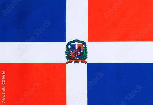 Dominican Republic Flag Flat