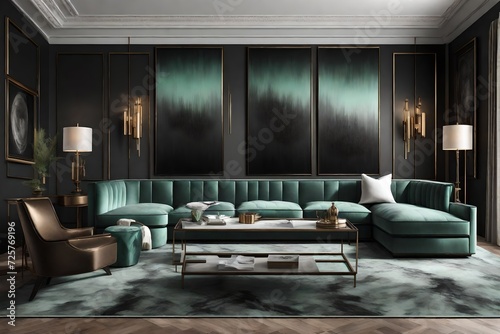 Interior of living room