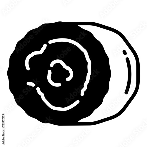 haystack glyph and line vector illustration