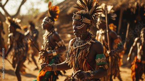 Capturing the dynamic movement of African tribal dance