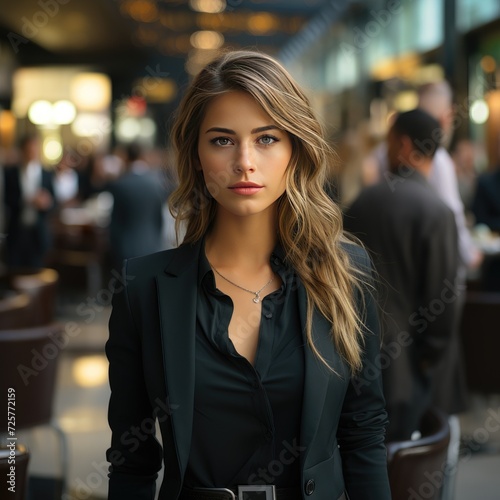 Wallpaper Mural a girl in business clothes, office Torontodigital.ca