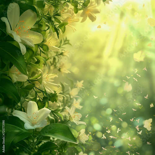 lily of the valley spring background 