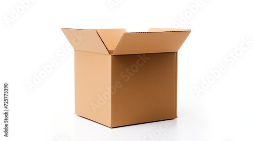 Open Cardboard Box isolated on white background ©  Mohammad Xte