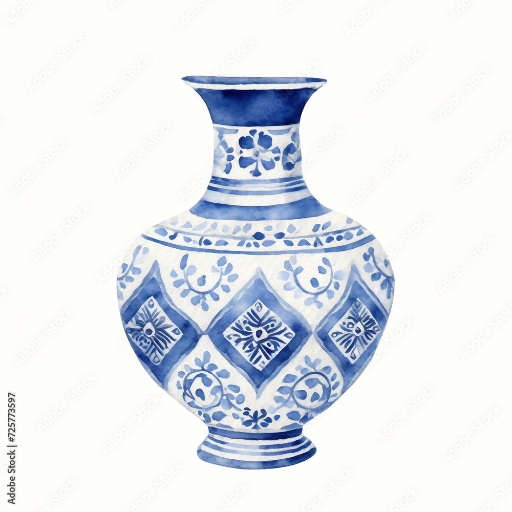 Pottery. Blue and White Porcelain