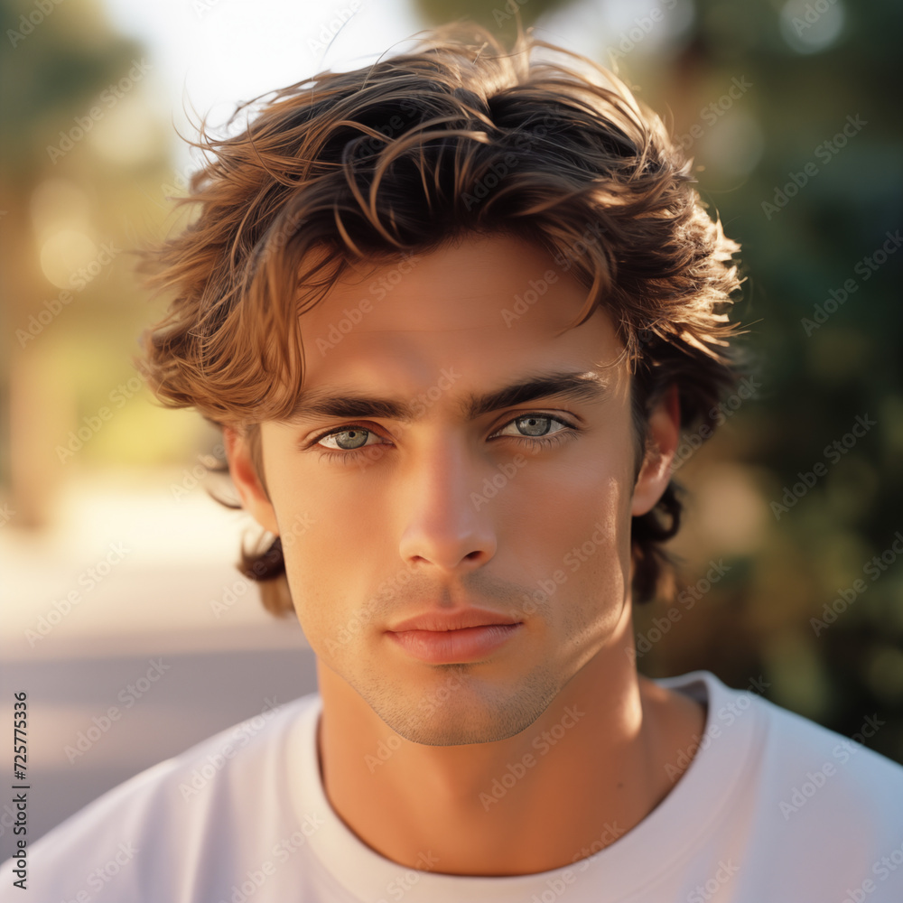 A realistic Male Portrait A realistic Male Portrait