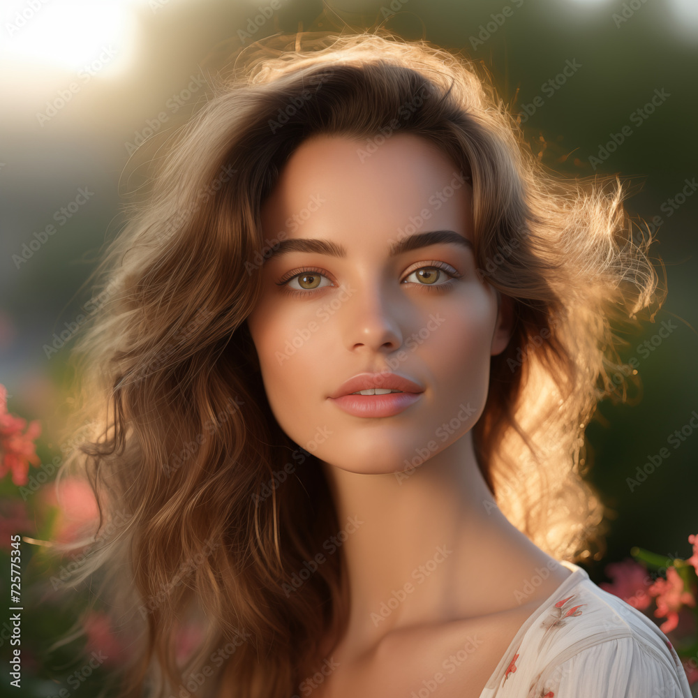 A realistic Female Portrait A realistic Female Portrait