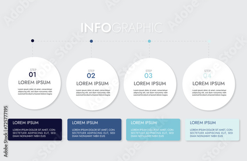 modern infographics options vector