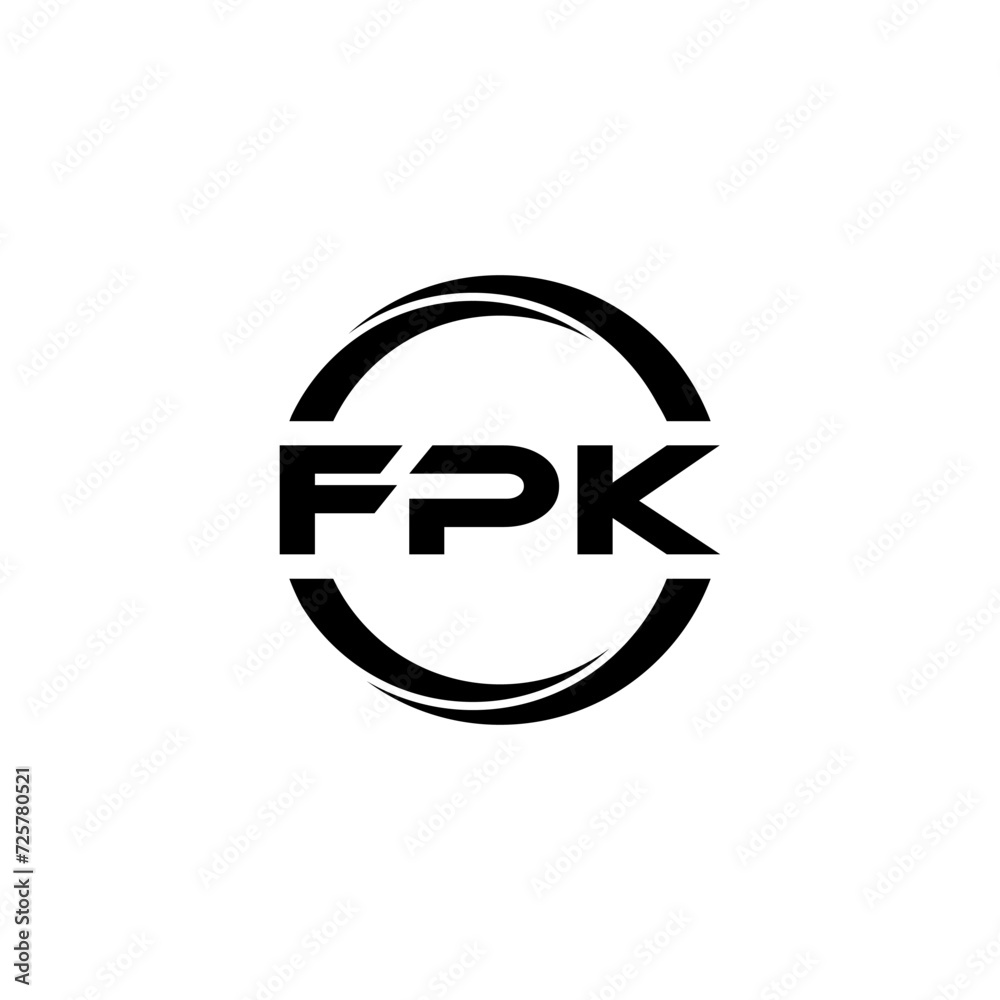 FPK letter logo design with white background in illustrator, cube logo, vector logo, modern alphabet font overlap style. calligraphy designs for logo, Poster, Invitation, etc. FPK letter logo design with white background in illustrator, cube logo, vector logo, modern alphabet font overlap style. calligraphy designs for logo, Poster, Invitation, etc.