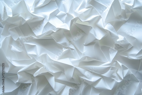 A close-up view of a bunch of white paper. Ideal for various applications