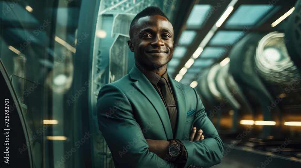 portrait of a smiling businessman in an office with beautiful windows in the background portrait of a smiling businessman in an office with beautiful windows in the background