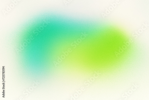 Obraz na płótnie Blue turquoise teal lime green yellow white abstract background. Light bright neon electrician metal. Rough grain noise. Gradient ombre color. Spot stain oval circle. Liquid water explosion splash. w salonie