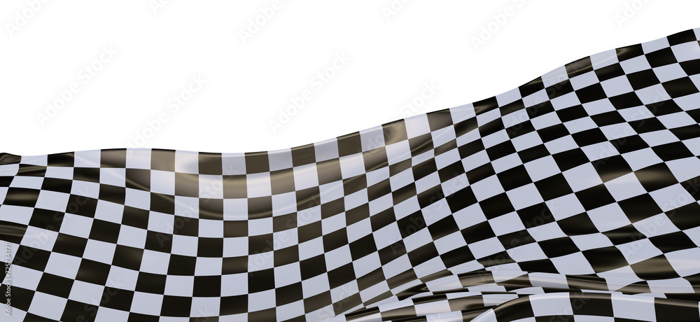 Fototapeta premium Checkered flag, race flag background